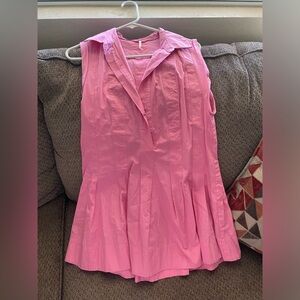 Pink free people dress size xs